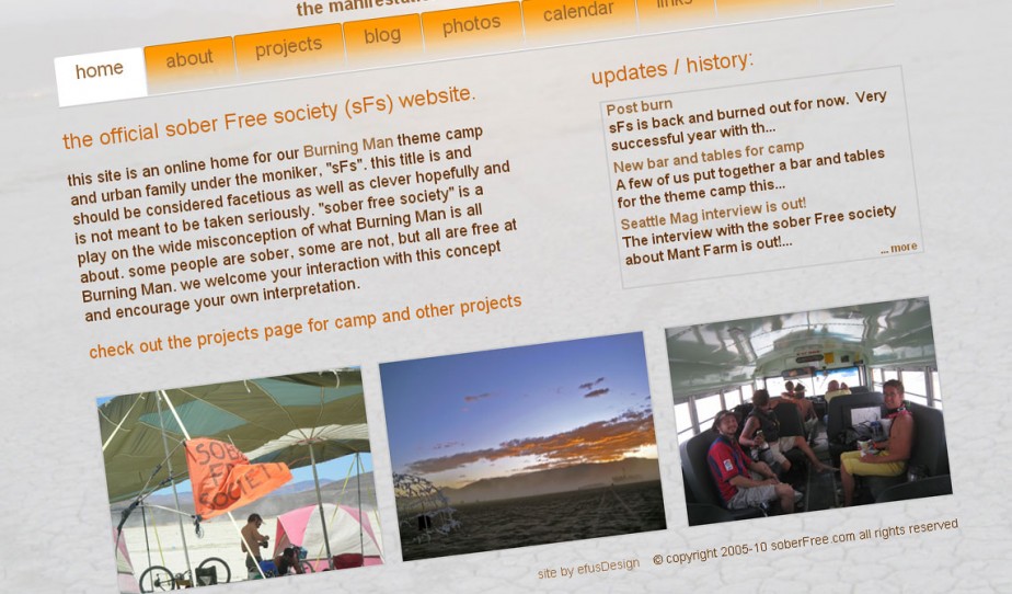 Home page
